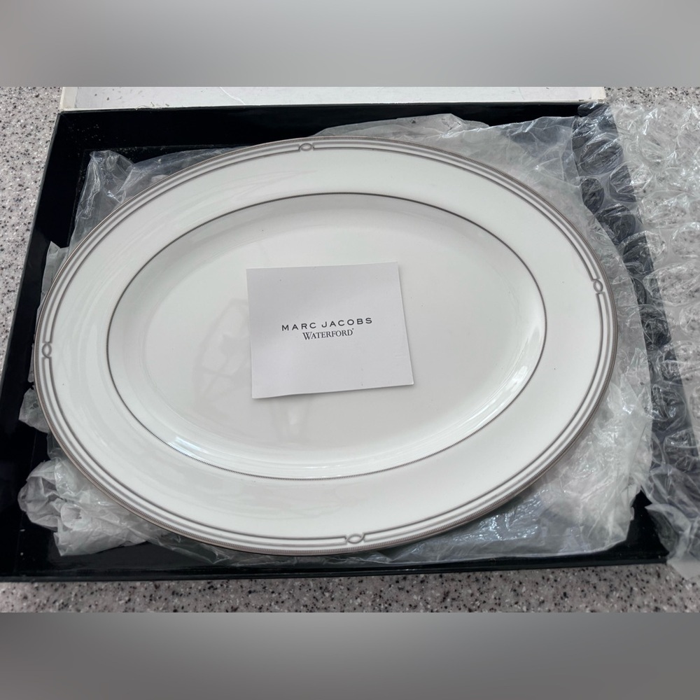 Rare Brand New In Box Marc Jacobs x Waterford‎ Large Bone China Serving Platter